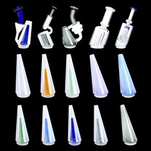 8 estilo Puffco Peak Pro Reemplazo de vidrio Humo Dab Rig Pipas de agua Hookah Bongs Accesorios para fumar