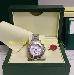 8 Style Photo réelle avec boîte Montre pour homme 44 mm en or blanc avec lunette en platine 116680 116688 Céramique 116689 Or rose 116681 Montres automatiques de sport