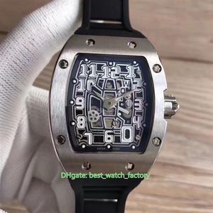 8 stijl topkwaliteit horloges 38 mm x 48 mm RM67-01Ti extra plat skelet 18k roségoud saffierglas transparant mechanisch Automati212G