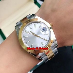 83 Styles Montres de haute qualité GDF 904L 126303 41 mm Miyota 8215 Montre automatique pour homme Miroir saphir Cadran blanc Or 18 carats Bracelet en acier bicolore Montres pour hommes