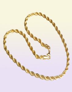 8 styles Hip Hop 18 carats plaqués or colliers hommes boîte cubaine torsadée tour de cou 20 pouces collier pour femmes bijoux de mode cadeau 3589575