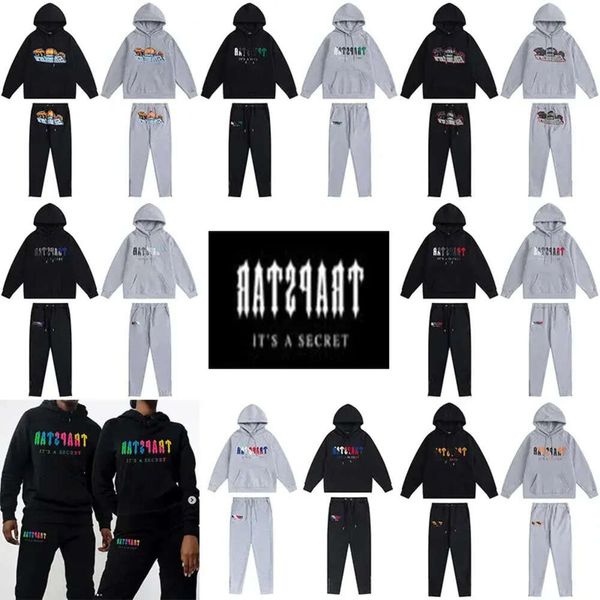 8 estilos Trapstars Sudaderas con capucha Toalla bordado Sudadera con capucha para hombre Diseñadores de alta calidad Ropa Europa y estilo americano Sudadera Diseñador Hoo 19