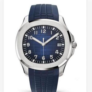 8 types de montres-bracelets Aquanaut Mouvement automatique en acier inoxydable Bracelet en caoutchouc confortable Fermoir original Montre pour homme Watch254Q