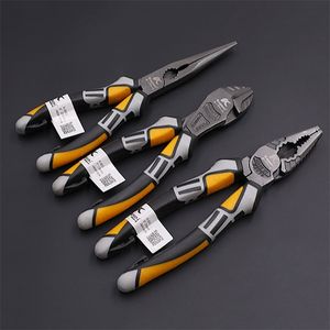 8'' Wire Pliers multi function pliers Professional Electrician Plier Chrome-Vanadium Steel Wire Cutter Stripping Crimping Tool 211110