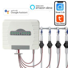 8 zones Smart Sprinkler Contrôleur Timer Water Intelligence Mémoraire Local Save Water Rain Freeze Wind Skip App Actived Works