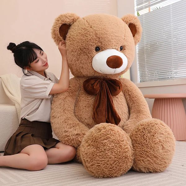 80/100 CM Oso de peluche de 5 colores Juguete de peluche Gigante Animal de peluche Cumpleaños Regalo de San Valentín Almohada suave Muñeca Novia 240124