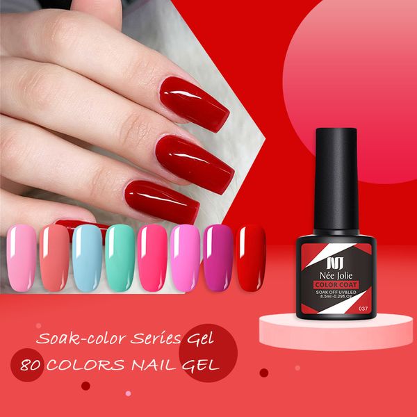 80 colores fototerapia esmalte de uñas gel UV gel esmalte de uñas set salón de uñas especial barniz semipermanente mixto Nail Art Salon Glitter Nail