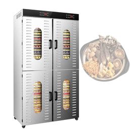 80-Layer Voedsel Dehydrator Touch Control Thermostatische Fruit Droger 24H Timer Rvs Gebraden Machine Bak Groente vlees Snack