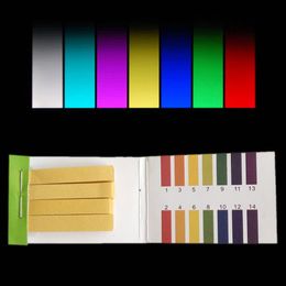 80 PCS PH plusieurs bandes de test de pH Universal Papier décisif complet 1-14 Corps de sol de laboratoire d'urine alcaline acide