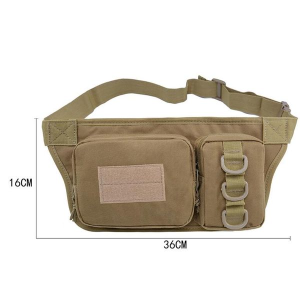 Sac tactique de nylon 800D Oxford Nylon de plein air Sports Sports Sling Sling Tailles Épaule Molle Pouch Camping Escalade Randonnée Randonnée Camo Ceinture Sacs Militaire