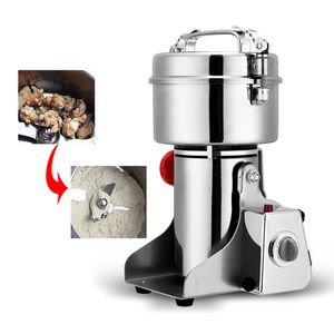 800g/1000g moulin à café électrique moulin à nourriture noix épices Grain à base de plantes rectifieuse sèche Machine à poudre commerciale à domicile