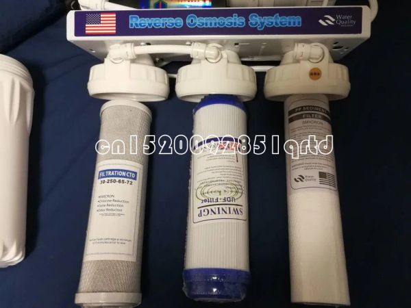 800GPD 3013-400/600 GPD Piñeras de agua Piezas del sistema de ósmosis inversa incluye la membrana de la ósmosis Filtro de agua de la ósmosis inversa de la ósmosis Bomba