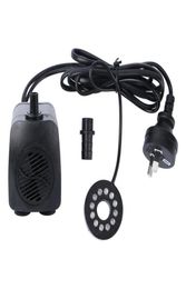 800lh 15W pompe submersible Mini eau puissante avec cordon de puissance et lumière LED pour aquarium Fountains Fountains Ponds a Air Pompes 9357412