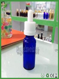 800pcs FedEx Blue Glass Dropper bouteilles 30 ml avec capuchon à l'épreuve d'enfant noir E Bouteilles Liquid Verre Ejuice Bottle Vide6706614