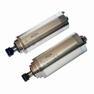 800W 1.5kW 2.2kW 3kW CNC Motor de huso refrigerado por agua 220V con 4 rodamientos Herramientas para el enrutador para la máquina Use la madera que funcione