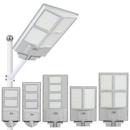 800W 1000W LED-straatverlichting op zonne-energie Muurbewegingssensor IP65 Waterdichte buitentuin Beveiligingslamp met paal