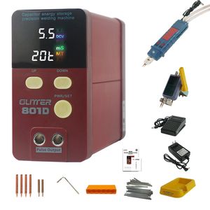 801D Soldador Solder Diy DIY CAPATITOR CAPATITOR DE ENERCADOR DE ENERCADO 18650 Máquina de soldadura de la batería Máquina de teléfono móvil Reparación de baterías