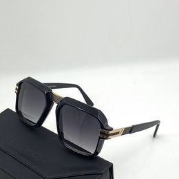 8039 noir or/gris ombré lunettes de soleil carré hommes femmes luxe lunettes nuances Occhiali da sole UV400 lunettes