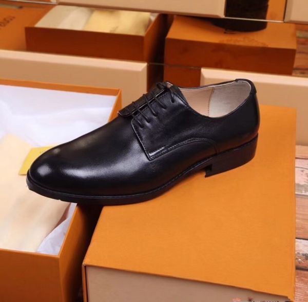 80502018 hommes Tan en cuir véritable Cap Toe à lacets Oxford robe chaussure hommes chaussures de mariage bullock chaussures pour hommes