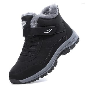807 botas de nieve para hombres de invierno al aire libre zapatos para caminar zapatillas para botines tenis senderismo de tobillo