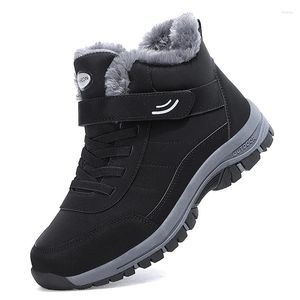 807 Botas de nieve para invierno, zapatos para hombre, zapatillas para caminar al aire libre, botines, Tenis para hombre, calzado de senderismo para tobillo S 86 s