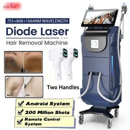 808 Diode Laser Ontharingsmachine 808nm Pijnloos Lazer Epileren Ijssysteem Salon Gebruik met FDA-certificering Beroep Haaruitvalapparaat