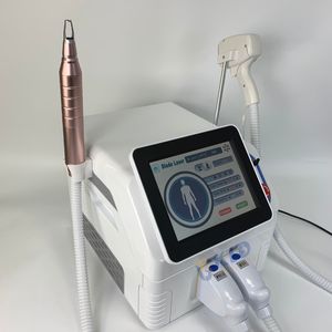 Máquina de depilación de láser de diodo 808 nm Máquina de depilación Q interruptor de láser Desmontaje de tatuaje Pigmentación de tratamiento de tratamiento