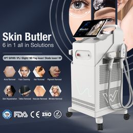 Machine d'épilation au laser 808NM DIODE CE FDA Prise en charge E-Light IPL Skin Rajuunation Nd Yag Laser Tattoo Repoval Beauty Equipment for Salon