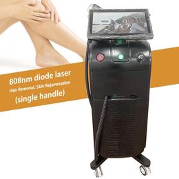 808nm Diode Laser Hair Removal Machine Douleur permanente Point de congélation Laser Epilator Lazer Hair Removal avec 500W POIGNÉE PUISSANCE