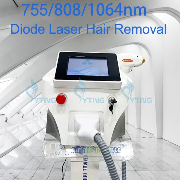 Machine d'épilation au Laser à Diode 808nm, équipement de beauté pour le rajeunissement de la peau du visage