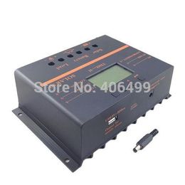 Freeshipping 80A Solar Controller Ladingsregelaar 12V 24 V Auto Switch Solar Panel Batterij LADING Controller