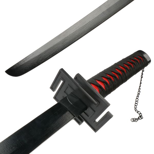 Espadas de anime de 80 cm Cosplay de juguete para niños Katana Bleach Ichigo Kurosaki Zangetsu Espada
