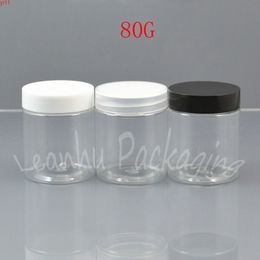 80g Transparante Plastic Crème Fles, 80cc Masker / Poeder Verpakking Lege Cosmetische Container (50 PC / Partij) Hoge Active