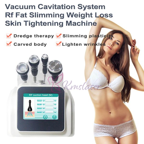 Máquina de adelgazamiento de la cavitación de 80kHz Máquina de adelgazar Vacuum RF SUCTION ULTRASONIC CELLULITE REMOVE EQUIPO DE AUTÍA