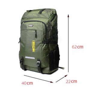 80L Camping Tactique Sac À Dos Étanche En Plein Air Randonnée Voyage Trekking Sacs Alpinisme Escalade Sac À Dos Pour Femmes Hommes Y0721