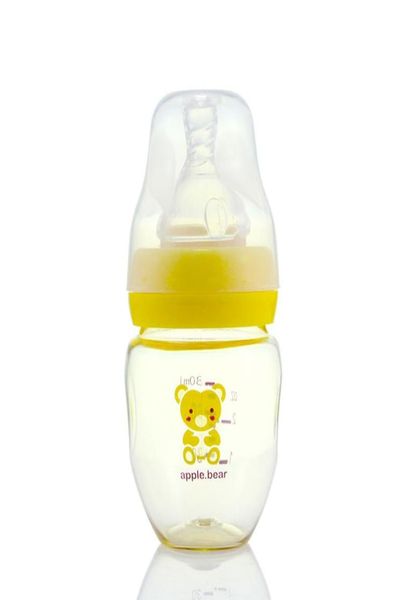 Biberón bonito de 80ml, taza para recién nacido, alimentador para niños de 018 meses, 60ML, jugo de lactancia, leche, Mini biberones de dureza 3879825