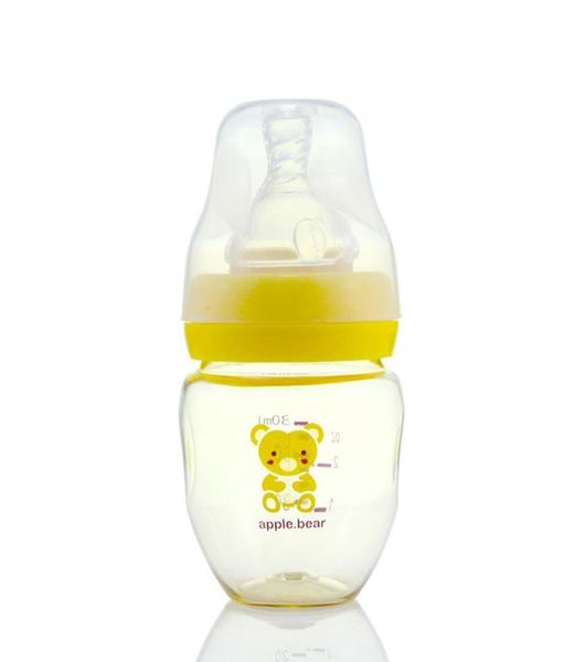Biberón bonito de 80ml, taza para recién nacido, alimentador para niños de 018 meses, 60ML, jugo de lactancia, leche, Mini biberones de dureza 4774325