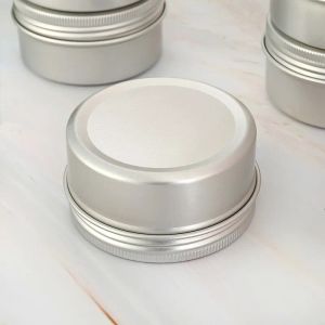 80 ml Lege Aluminium Blikken Gift Cosmetische Containers Flessen Pot Lippenbalsem Pot Tin Voor Crème Zalf Handcrème verpakking Groothandel