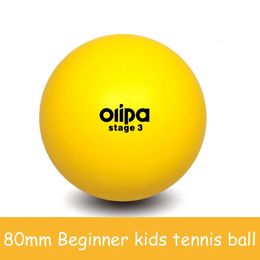 Ciás de 80 mm Kids Kids Young Sponge Soft Safe Safe Tennis Balls 240329