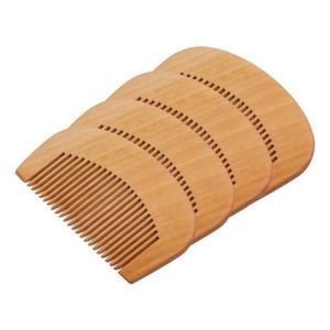 Peine de madera de 80 piezas para el cuidado de la salud del cabello, masaje de cabeza antiestático con dientes cerrados de melocotón Natural