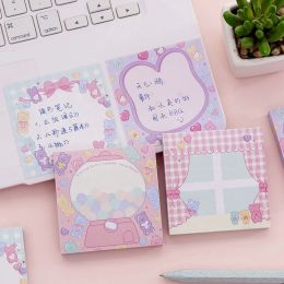 80 stcs ins roze meisje lieverd candy note pad message notes paper takenlijst creatief briefpapier