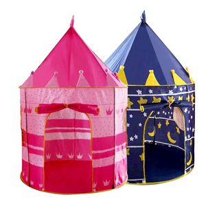 80pcs / lot océan balle jouer tente bébé balle piscine tipi tente pour enfant rose bleu enfants tente jouer maison jouet tentes facile baby-sitter LJ200923