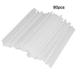 80 stks Plastic Lollipop Stick Safe White Cake Sucker Sticks voor chocoladesuiker snoep lollypop diy mal bakware gereedschap