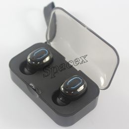 Hete populaire TI8S TWS Sports draadloze oortelefoons Bluetooth v5.0 Handsfree -headset met oplaaddoos voor Huawei iPhone Xiaomi Samsung 80pcs