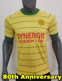 80th Anniversary FC Nantes 2023 Special Soccer Jerseys Blas Delort Simon Victor Merlin Chirivella Moutoussamy voetbalshirt