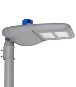 80W LED Parking Lot Lumières - Crépuscule à l'aube 8600 Lm Réverbère avec photocellule Shoebox Pole Flood Light 6000K pour l'éclairage extérieur