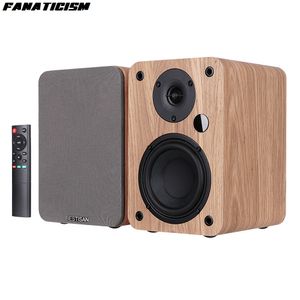 80W Subwoofer Soundbar Bluetooth Boombox Wooden Bookshelf Speakers 2.0 Home Theater System Bass Effect For PC TV Laptop
