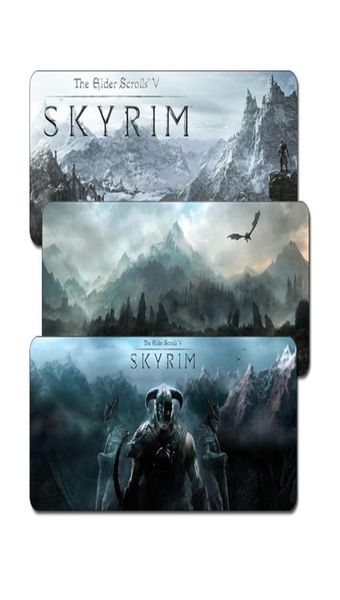 80x30 cm V Skyrim tapis de souris de jeu Gamer XL grand tapis de souris en caoutchouc bord de verrouillage tapis de clavier ordinateur tapis de bureau LJ22214969