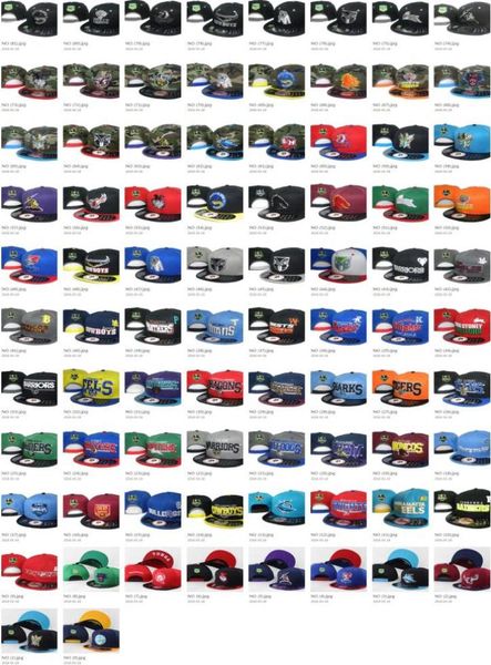 81 styles nouveauté NRL broderie coton Snapback casquettes gorras os hommes femmes hip hop Hip Hop chapeaux Baseball Bone3565880