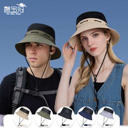 8119 Chapeau de pêcheur pour hommes Summer Outdoor Mountaine de pêche Chapeau de pêche pour les femmes Protection solaire d'été et chapeau de soleil